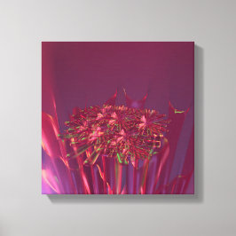 Impressão Em Tela Fantasy Coral E Abstrato Art