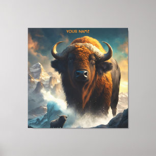 Impressão Em Tela Fantasy Cute Vivid Flowers Excelente Buffalo