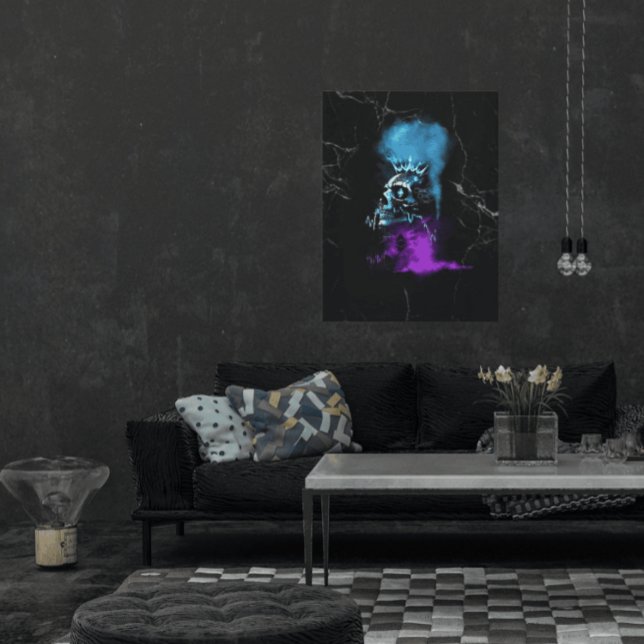 Impressão Em Tela Fantasy Design | Cryptocurrency | Ethereum Marble (Criador carregado)