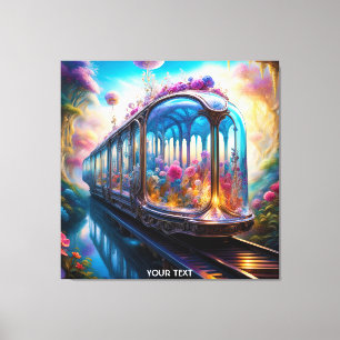 Impressão Em Tela Fantasy - Flores de Vidro Fácil