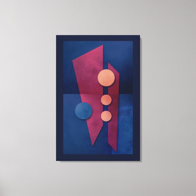 Impressão Em Tela 'Fantasy In G Major' Abstrato Art (Frente)