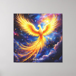 Impressão Em Tela Fantasy Phoenix Stars Space
