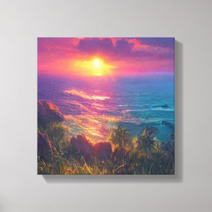 Impressão Em Tela Fantasy Sunset
