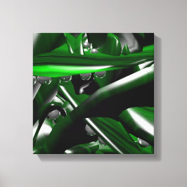 Impressão Em Tela Fantasy World Malachit E Arte Fractal Abstrato