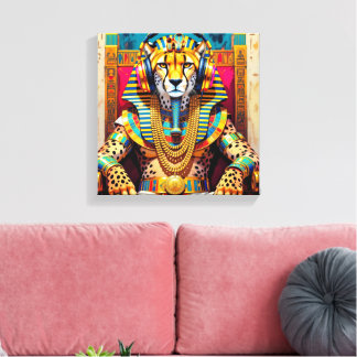 IMPRESSÃO EM TELA FARAÓ TUT-CHEETAH