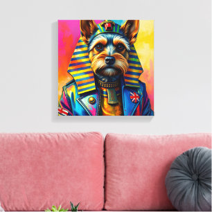 IMPRESSÃO EM TELA FARAÓ TUT-YORKSHIRE TERRIER 2
