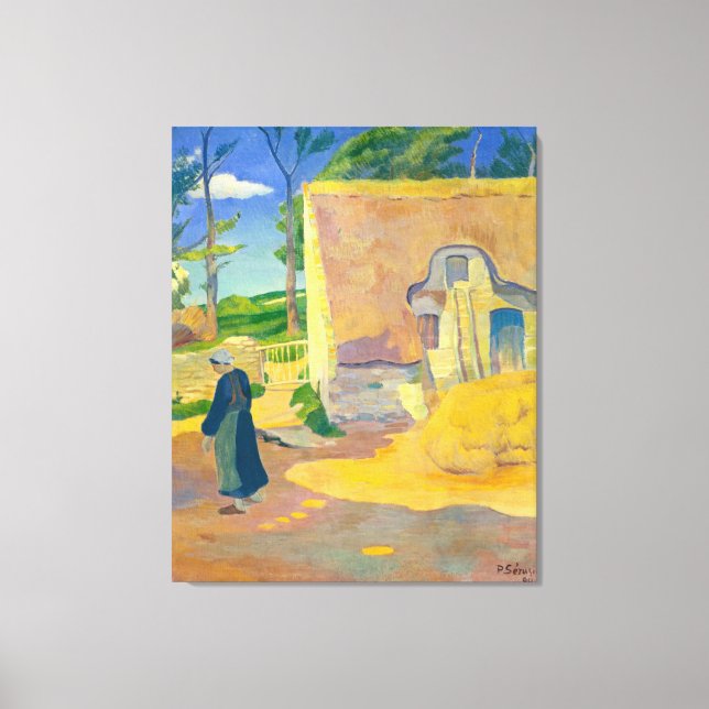 Impressão Em Tela Farmhouse em Le Pouldu (Frente)