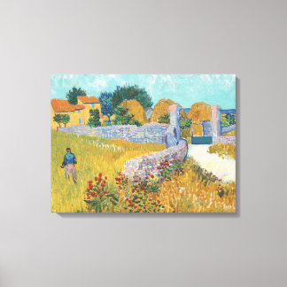 Impressão Em Tela Farmhouse Van Gogh na Galeria da Provença Arte Env