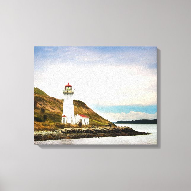 Impressão Em Tela Faróis | Farol da Ilha Georges (Frente)
