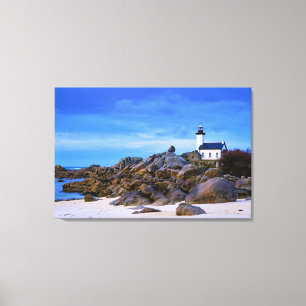 Impressão Em Tela Faróis Phare de Pontusval França Finistere