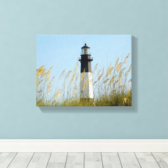 Impressão Em Tela Farol da Ilha Tybee  (Insitu(piso de madeira))