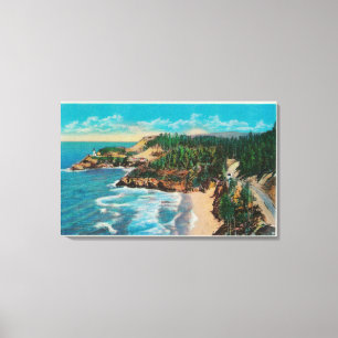 Impressão Em Tela Farol de Cabeça Hacenta e Costa Cabo Perpétua