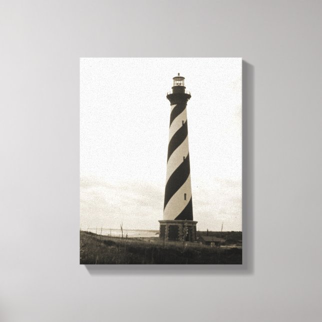 Impressão Em Tela Farol de Cape Hatteras (Frente)