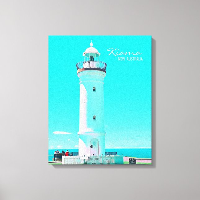Impressão Em Tela Farol de Kiama NSW Austrália (Frente)