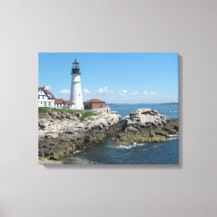 Impressão Em Tela Farol de Maine