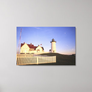 Impressão Em Tela Farol de Nobska, Woods Hole, Massachusetts