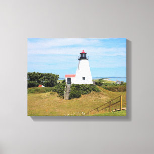 Impressão Em Tela Farol de Plymouth, "o Gurnet" Massachusetts