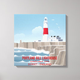 Impressão Em Tela Farol de Portland Bill