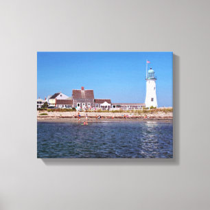 Impressão Em Tela Farol de Scituate, Massachusetts