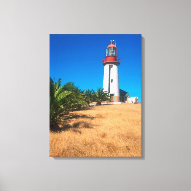 Impressão Em Tela Farol, Ilha Robben, Cidade do Cabo (Frente)