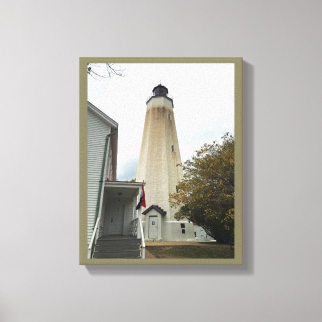 Impressão Em Tela Farol Sandy Hook (Frente)