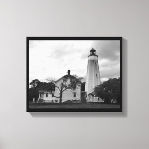 Impressão Em Tela Farol Sandy Hook