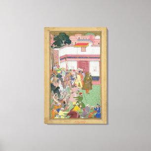 Impressão Em Tela Fatepur Sikiri, 1573: Hasain Quli Khan-l Jahan pre