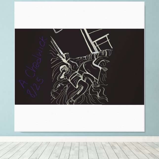 Impressão Em Tela Father and Son  (Insitu(piso de madeira))