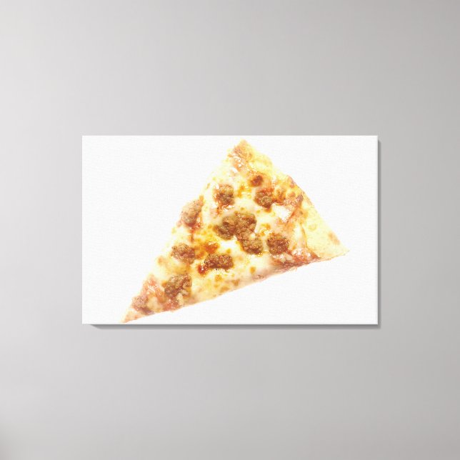 Impressão Em Tela Fatia de Pizza (Frente)