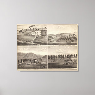 Impressão Em Tela Fatory, Stores and Residences, Minnesota