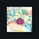 Impressão Em Tela Fauvist Floral II<br><div class="desc">Fauvist Floral II por June Erica Vess. Apresenta um cheio vaso de florescências brilhantes e verde.| 161970FN</div>