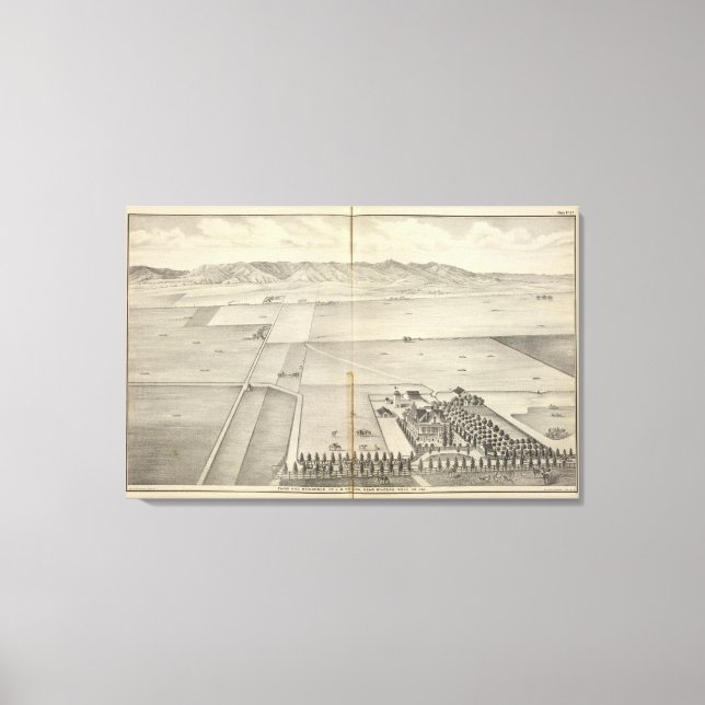 Impressão Em Tela Fazenda Briggs (Frente)