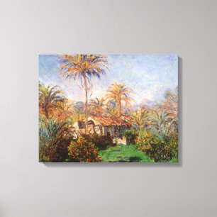 Impressão Em Tela Fazenda de Campo em Bordighera por Claude Monet