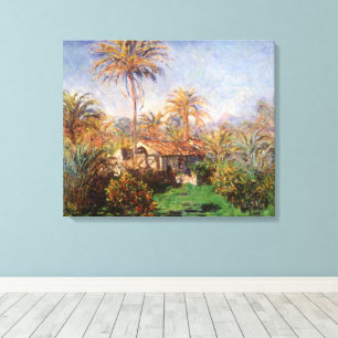 Impressão Em Tela Fazenda em Bordighera por Claude Monet