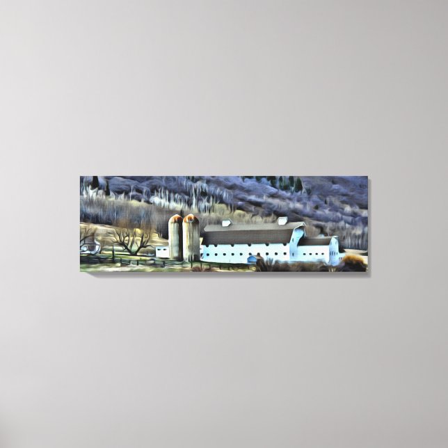 Impressão Em Tela Fazenda McPolin de Park City por Leslie Harlow (Frente)