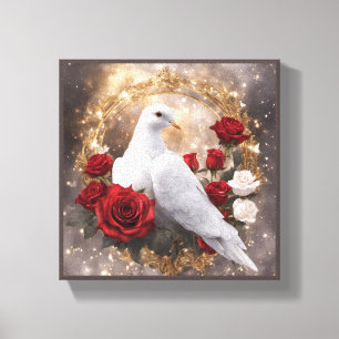 Impressão Em Tela Fé/ Casamento