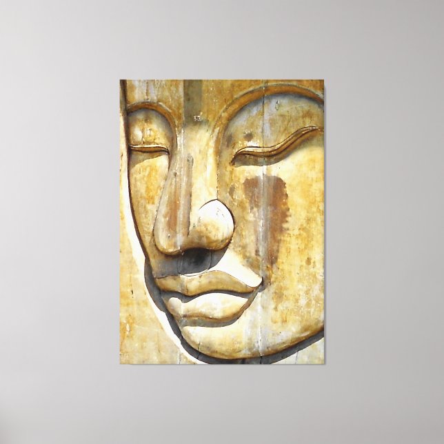 Impressão Em Tela Fechamento de Buda (Frente)