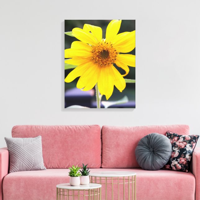Impressão Em Tela Fecho bonito Amarelo Sunflower (Insitu(Sala de estar))