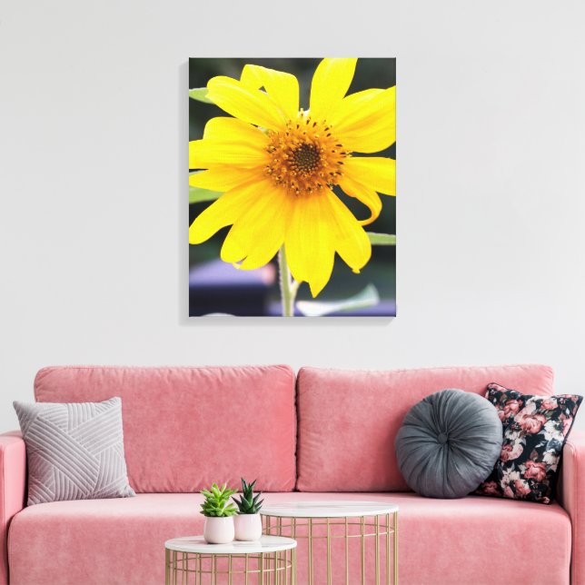 Impressão Em Tela Fecho bonito Amarelo Sunflower (Insitu(Sala de estar))