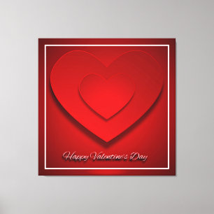 Impressão Em Tela Feliz dia de os namorados!