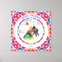 Feliz Natal Verde Feliz e Feliz