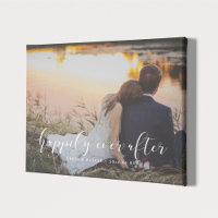Feliz para sempre após a elegante foto de casament