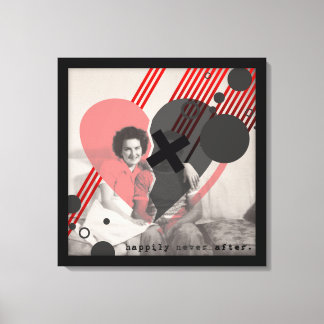 Impressão Em Tela Felizmente nunca depois