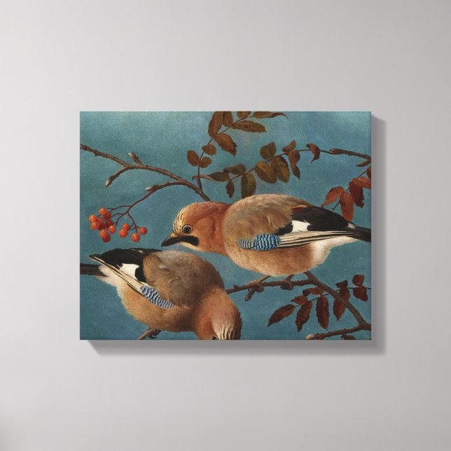 Impressão Em Tela Ferdinand von Wright - Jays (Frente)