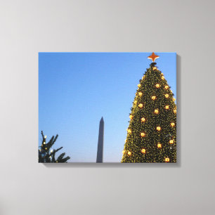 Impressão Em Tela Feriado das Árvores de Natal II em DC