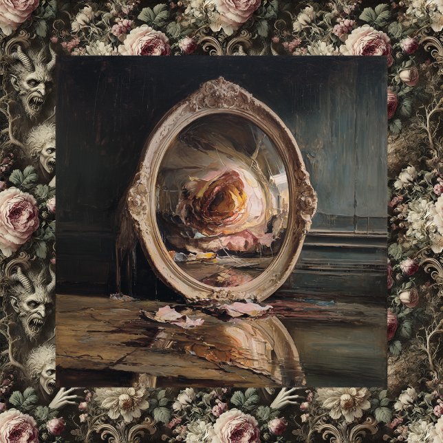 Impressão Em Tela Ferida Cósmica — Arte Refinada (Cosmic Wound + Love in Perdition )