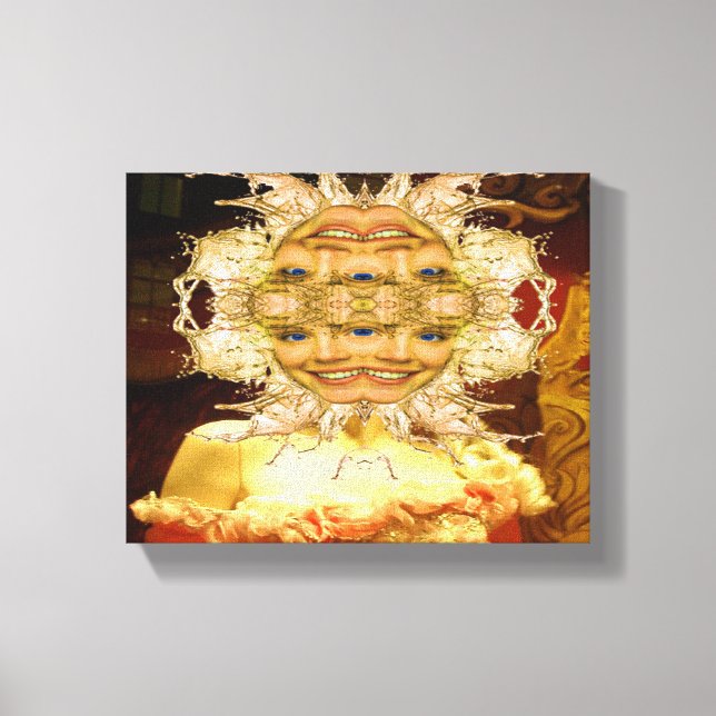 Impressão Em Tela Festa Alien (Frente)