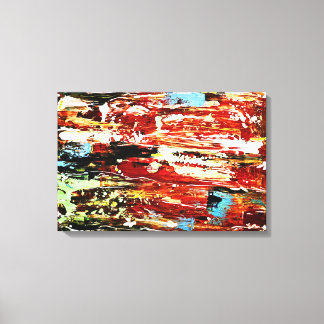 Impressão Em Tela Festivité | Art abstrait coloré moderne