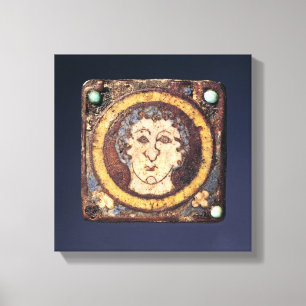 Impressão Em Tela Fibra com o rosto de um jovem