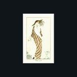 Impressão Em Tela Fierce Lady Vintage Art Deco Fashion Plate<br><div class="desc">Adaptado a partir de uma ilustração de moda do estilo de deco de arte do início dos anos 1900 pelo artista George Barbier, melhorei as cores e adicionei a legenda de uma palavra em comemoração às mulheres ferozes e mulheres fortes. Esta imagem apresenta uma bonito cabeça vermelha em um casaco...</div>